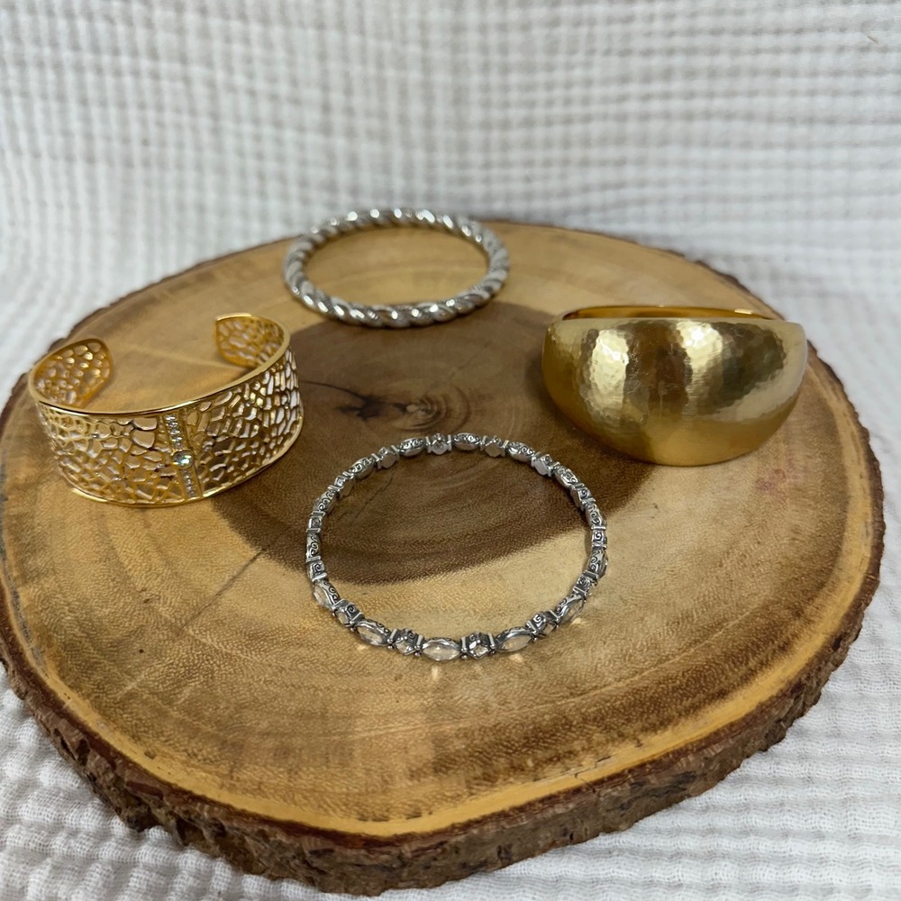 Lot of 4 Brighton bracelets bangles chunky cuff
